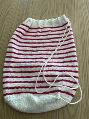Sac Bandoulière Marinière Rouge