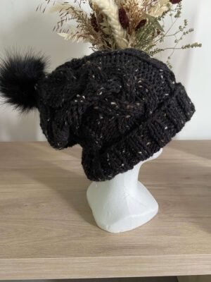 Bonnet Pompon Noir