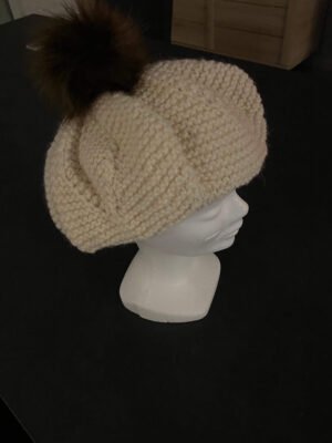 Bonnet Citrouille Crème