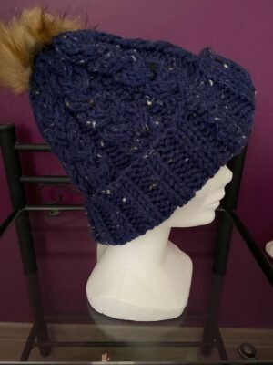 Bonnet Pompon Poupre