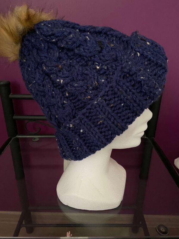 Bonnet Pompon Poupre