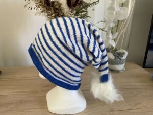 Bonnet Pompon Marinière