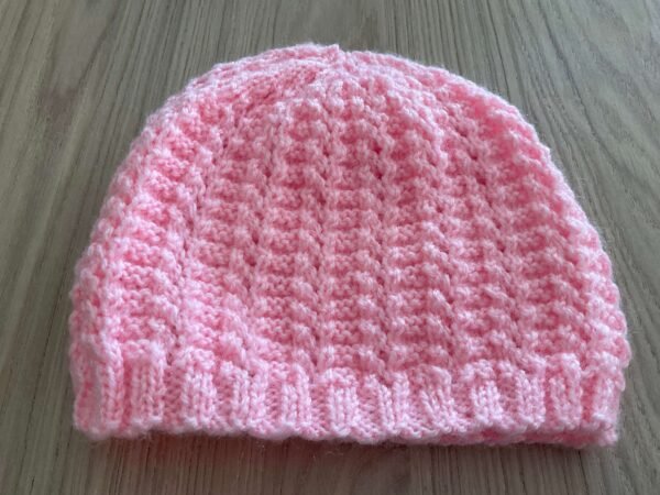 Bonnet Bébé Rose Clair