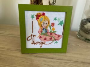 Cadre Signe du Zodiaque Vierge
