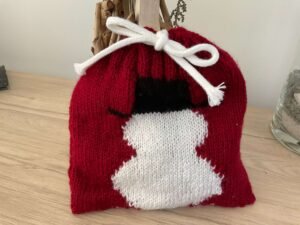 Sac Noël Motif Bonhommes de Neige